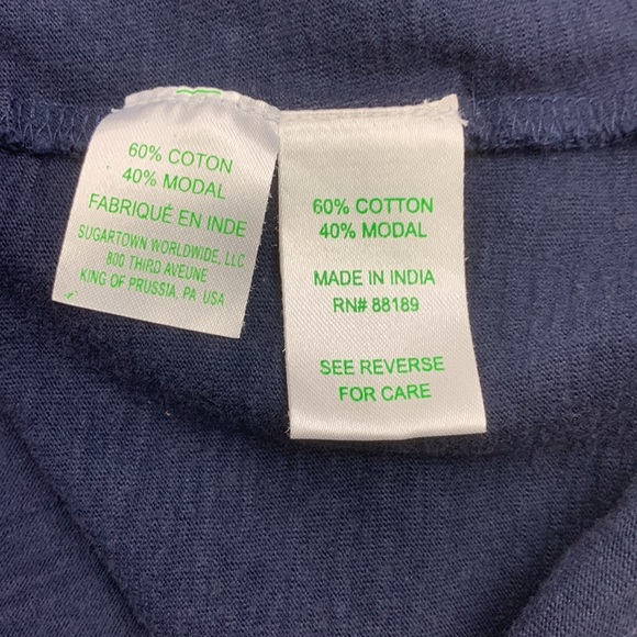 Lilly Pulitzer Essie Dress Navy Blue Gold Buttons Sleeveless tank Size Small - Picture 4 of 11